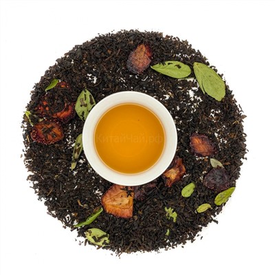 Чай черный - Клубника со сливками № 2 - 100 гр