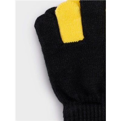 Перчатки детские трикотажные для девочек, 2 пары в комплекте