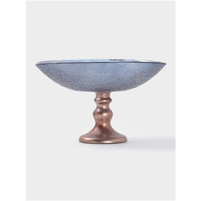 Блюдо сервировочное Inspiration, d=22 см, на ножке, стекло, фиолетовое