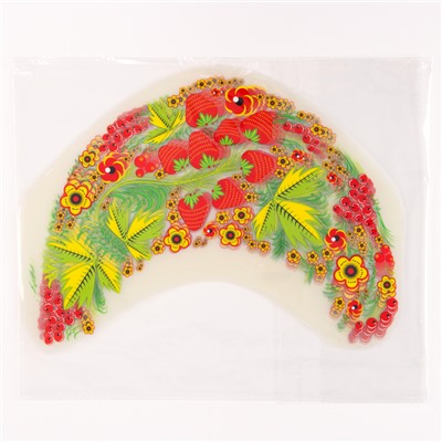 Термонаклейка «Хохлома ягодки», 31.5×23.5 см, набор 10 шт.