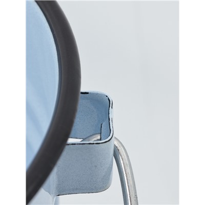 УЦЕНКА Ведро 9 л цельнотянутое с крышкой светлое