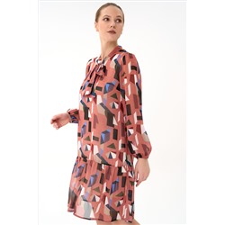 Платье Нежный акцент  – 2 (алый)