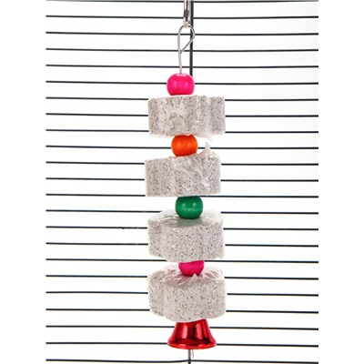 Точильные камни для птиц с бусинами, 65 г