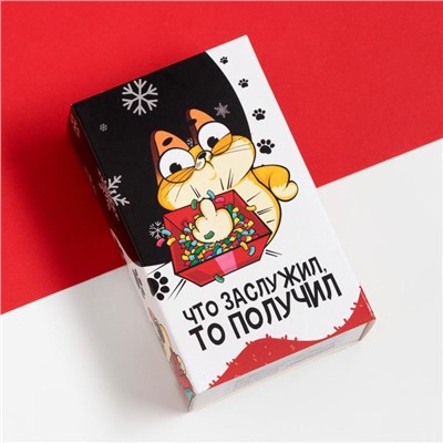 Набор мужских новогодних носков «Кот» размер 41-44 (27-29 см), 2 пары