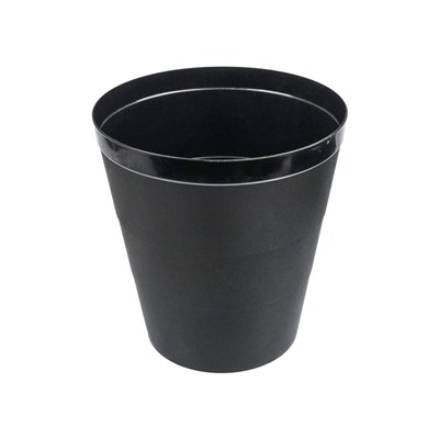 УЦЕНКА Корзина для бумаг пластик цельная 14л Uni 14л черная