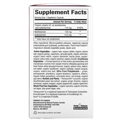 Natural Factors, бенфотиамин и сульбутиамин, 30 вегетарианских капсул