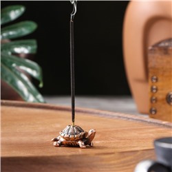 Подставка для благовоний TAKE IT EASY «Черепаха», 4×1.8 см, медная