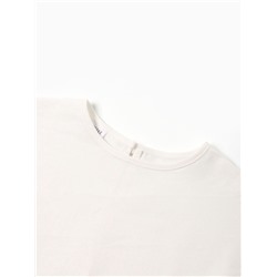 Футболка детская MINAKU, цвет молочный, рост 140 см