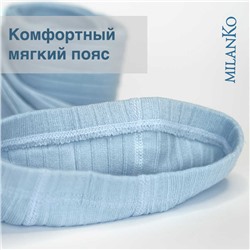 Детские колготки из натурального хлопка "широкая полоска" MilanKo IN-106