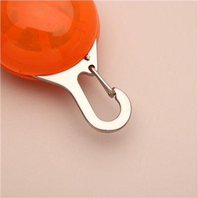 Маячок «Сфера», 3 режима свечения, пластик, металл, оранжевый