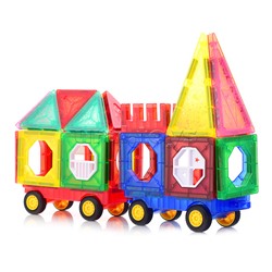 Конструктор магнитный "Строитель" (72 дет.) в коробке