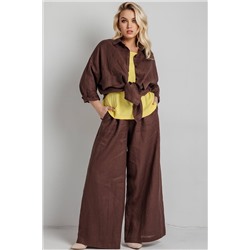 Блузка женская  Р95098/01/Коричневый