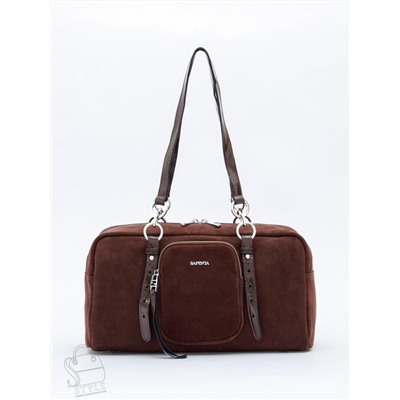Сумка женская кожаная 91180MSS coffee Velina Fabbiano-Safenta