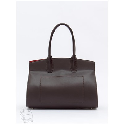 Сумка женская кожаная 1049M coffee Polina&Eiterou