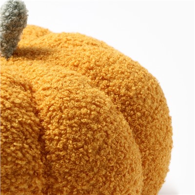 Подушка декоративная «Этель. Тыква», d=28 см, жёлтая