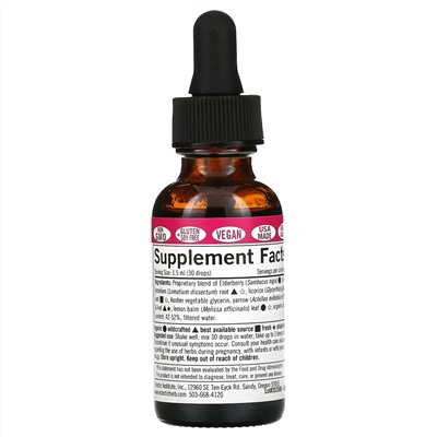 Eclectic Institute, Lung & Immune Support, 1 fl oz ( 30 ml)
