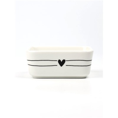 Соусник керамический «С любовью», 8.5×8.5×3.5 см, Dolce Ceramo