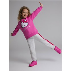 Комплект трикотажный для девочек: толстовка, брюки