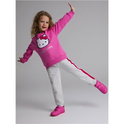 Комплект трикотажный для девочек: толстовка, брюки