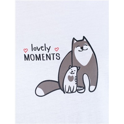 Футболка с принтом свободная из премиального 100% хлопка