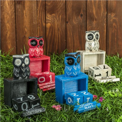 Настольный календарь «Умная сова», 11×5.5×18 см, МИКС