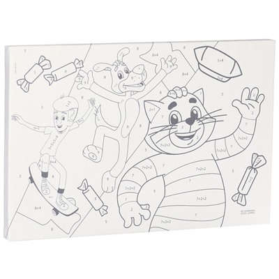 Картина по номерам для детей «Простоквашино», 20×30 см