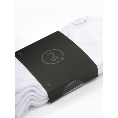 Носки мужские спортивные укороченные 3 пары Resport, размер 46-47, белые