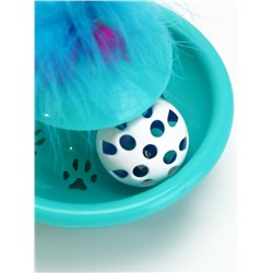 Игрушка-неваляшка с пером 12.3×6 см, Микс цветов