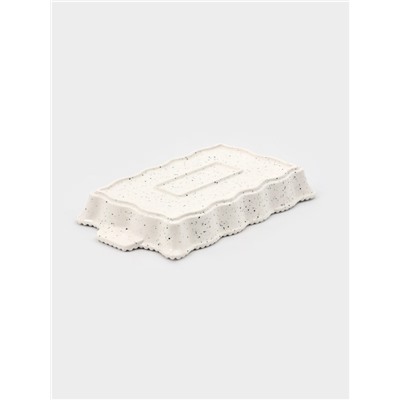 Форма для запекания Pyra, 28×16×3.5 см, керамика, белая