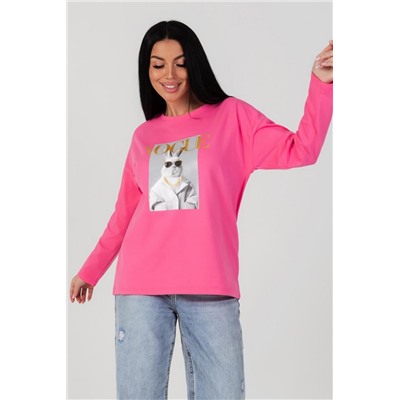 Лонгслив 45651 (Розовый)