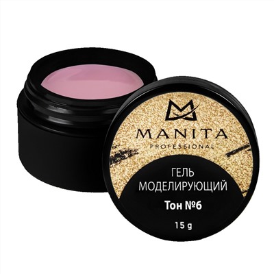 MANITA Однофазный моделирующий гель для наращивания №6, 15 г