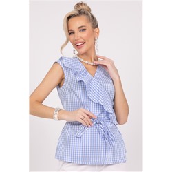 Блузка Ласка (голубой)