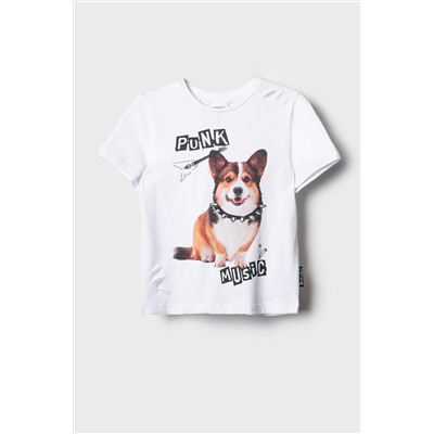 Фуфайка трикотажная для девочек (футболка) PLAYTODAY, 1240052