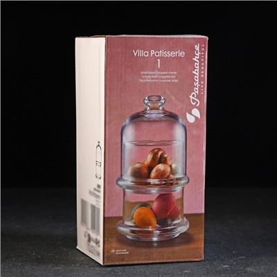 Ёмкости сервировочные Patisserie, 210 мл, с крышкой, набор 2 шт., стекло, прозрачные