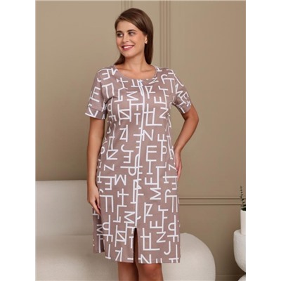 Халат Мотивы (Бежевый)