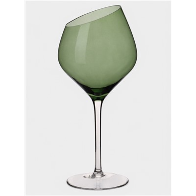 Бокал для вина Magistro «Иллюзия», 540 мл, 10×24 см, стекло, зелёное