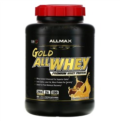 ALLMAX Nutrition, AllWhey Gold, 100% сывороточный протеин премиального качества, шоколадное арахисовое масло, 2,27 кг (5 фунтов)