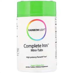 Rainbow Light, Комплекс железа, мини-таблетки, 60 Мини-таблетки