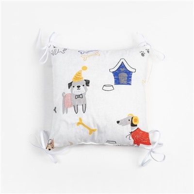 Бортики в кроватку Крошка Я «My doggy» (35×35 см - 8 шт.), 100% хлопок