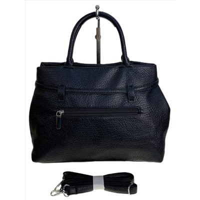 Женская сумка из искусственной кожи, цвет черный