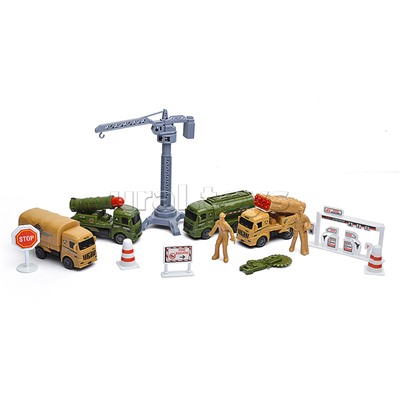 Набор машин "Военный город" в коробке