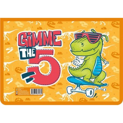 Папка для тетрадей А4 на молнии сверху 32,5х23х5,5 см ПМ-А4-29 "HEY DINO" Пчелка