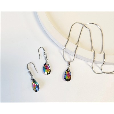 Комплект с кристаллами Swarovski
