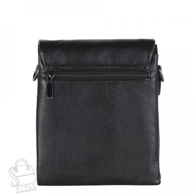Сумка мужская кожаная 004-6QH black Heanbag