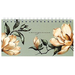 Еженедельник недатированный на спирали 165х85 мм 128 стр. 71596 "МАГНОЛИЯ" Феникс