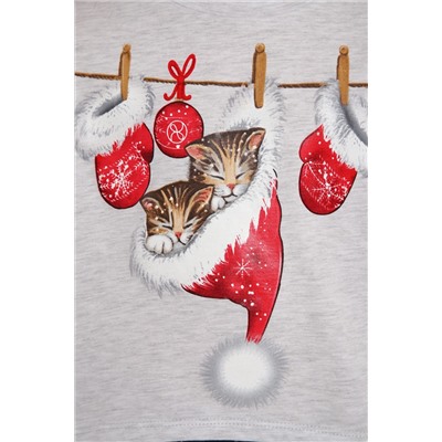 Костюм с брюками КД-008-080 Котята новогодние НАТАЛИ, 1225930