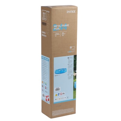 Бассейн каркасный INTEX Metal Frame, 244×51 см, 28205NP