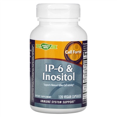 Nature's Way, Cell Forté, IP-6 и инозитол, 120 растительных капсул