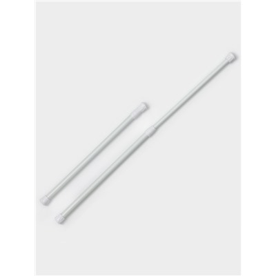 Набор карнизов универсальных, 31-52 см, белый