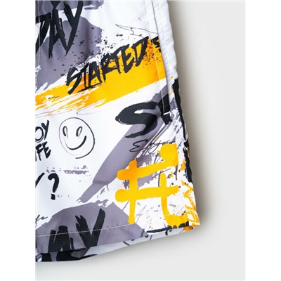 Шорты текстильные плавательные для мальчиков, средней длины